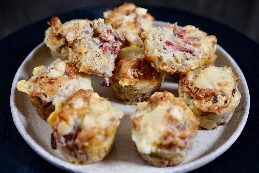 Muffins façon raclette