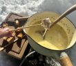 La recette de la fondue aux 3 fromages