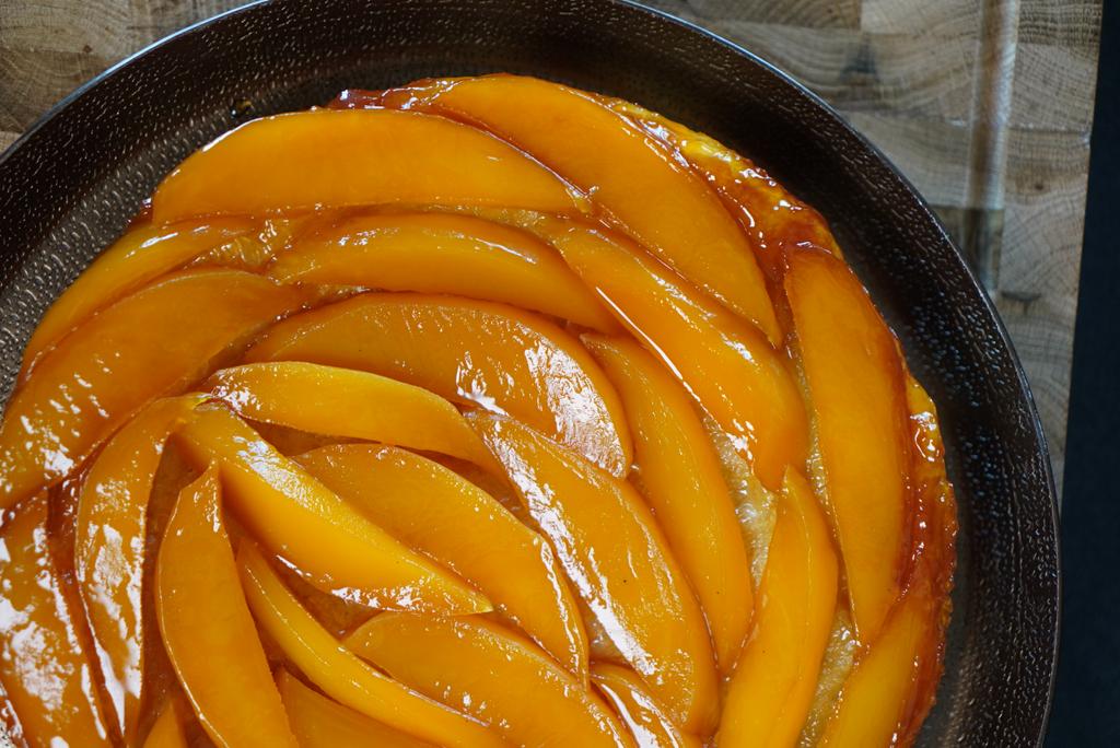 Tarte tatin à la mangue