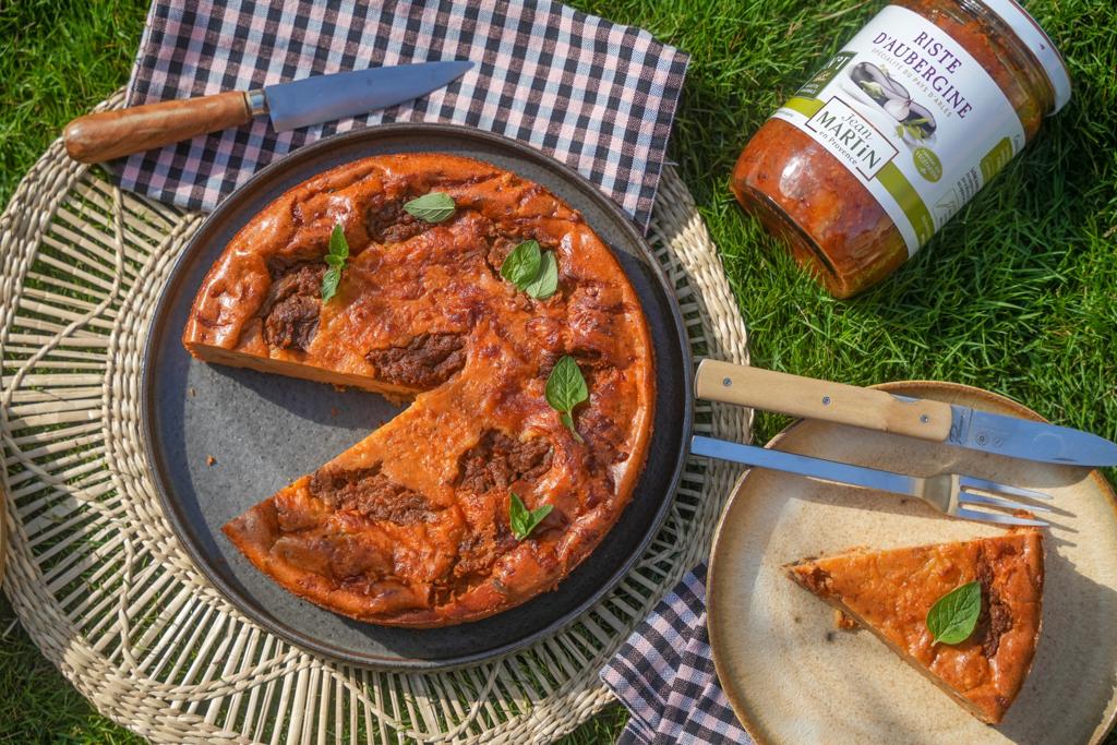 Recette du clafoutis à la riste d’aubergine