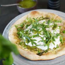 Pizza printanière