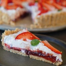 Tarte aux fraises sans cuisson