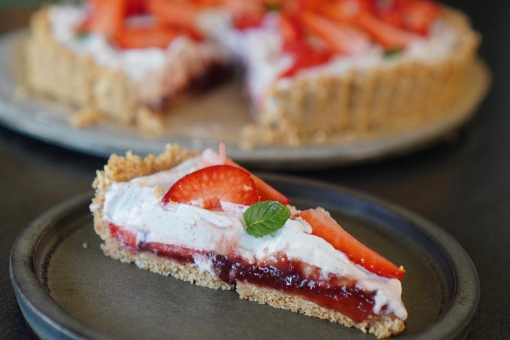 Tarte aux fraises sans cuisson