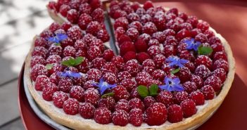 Tarte framboise mascarpone creme de marrons