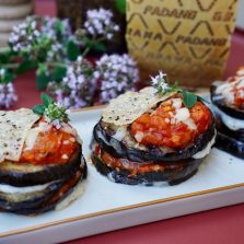 aubergine façon millefeuille