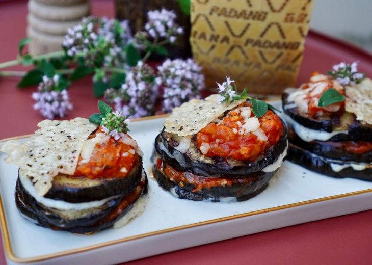 aubergine façon millefeuille