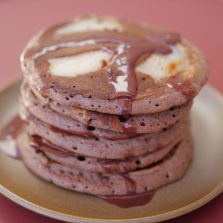 La recette des Pancakes chocolat poire