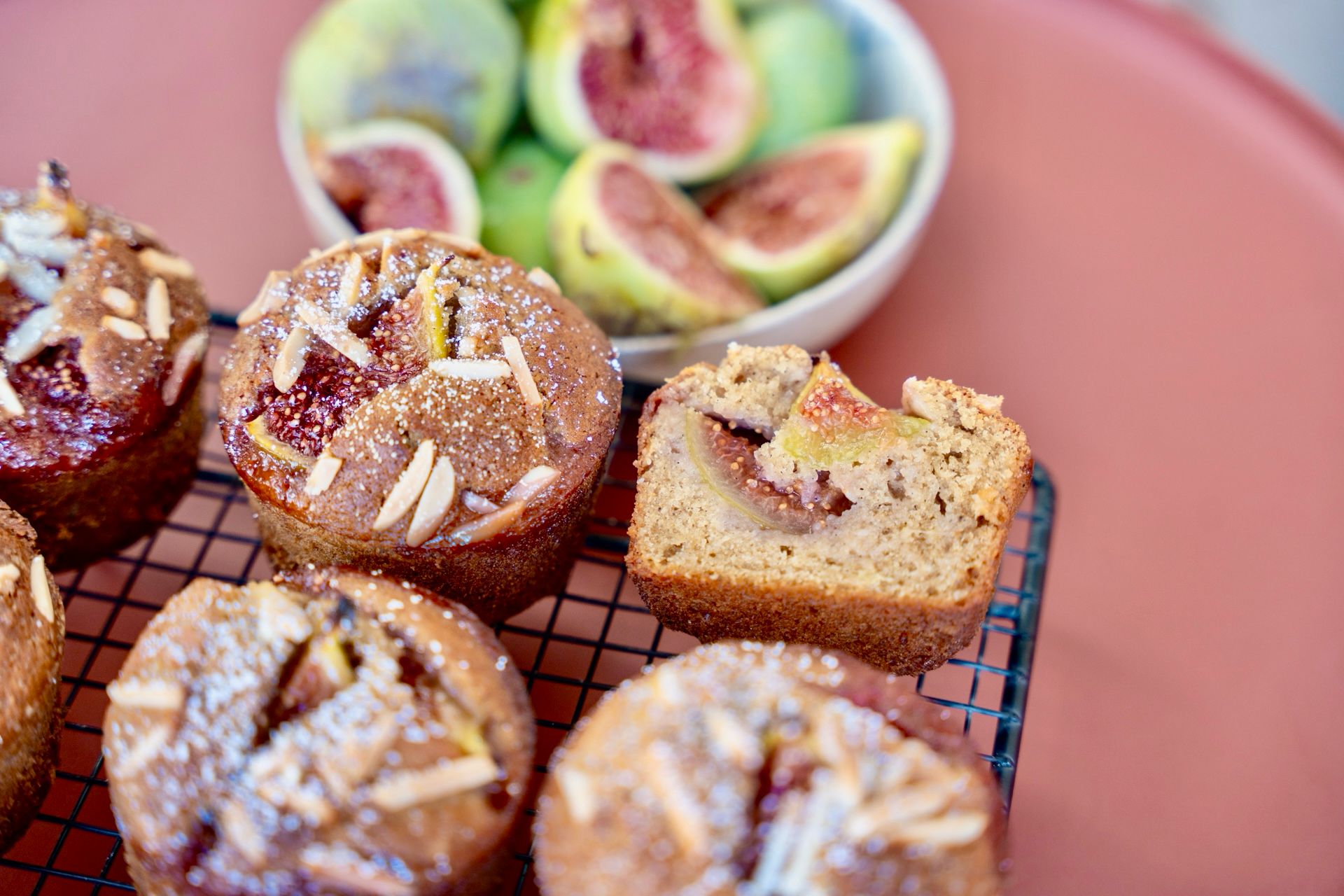 La recette des muffins ultra moelleux à la figue, miel et amande