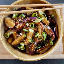 recette des aubergines à la chinoise