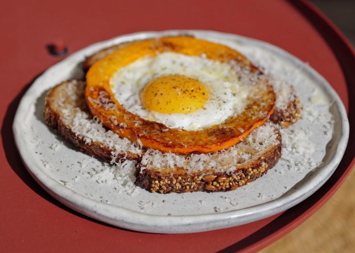 Tartine oeuf potimarron