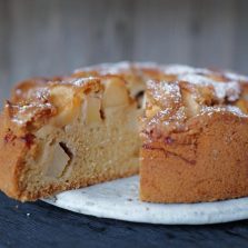 gâteau moelleux aux pommes