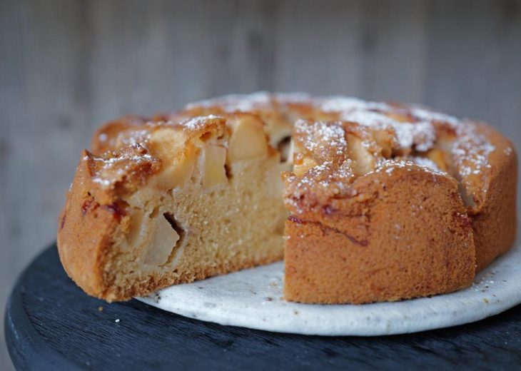 gâteau moelleux aux pommes