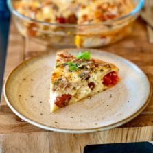 clafoutis tomates mozza