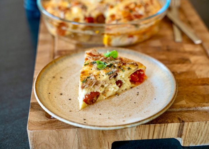 clafoutis tomates mozza