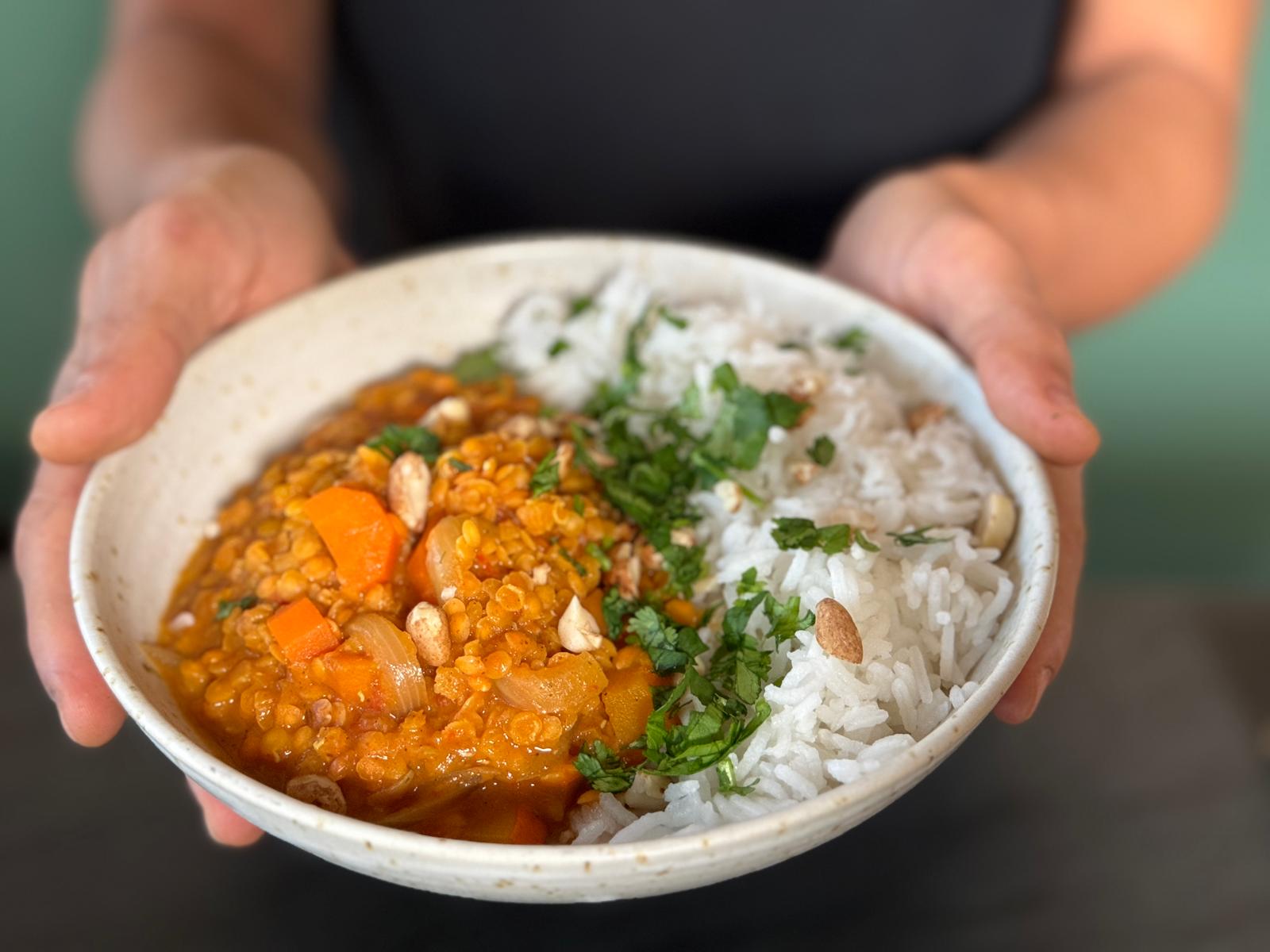 La recette du curry de lentilles corail ou dhal