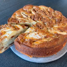 Gâteau moelleux pommes et spéculoos