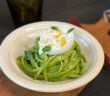 Linguine sauce verte crémeuse