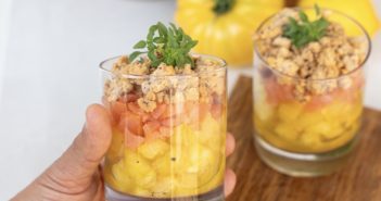 Recette crumble salé tomate et saumon fumé crumble salé tomate saumon