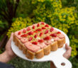 Charlotte fraises pistache sans cuisson