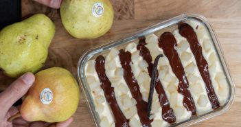 Recette du tiramisu d’automne à la poire vanillée et chocolat