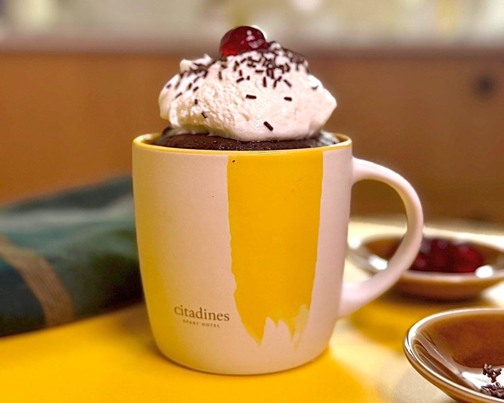 mug cake foret noire