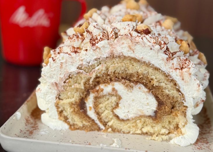 buche de noel roulée vanille cafe marrons
