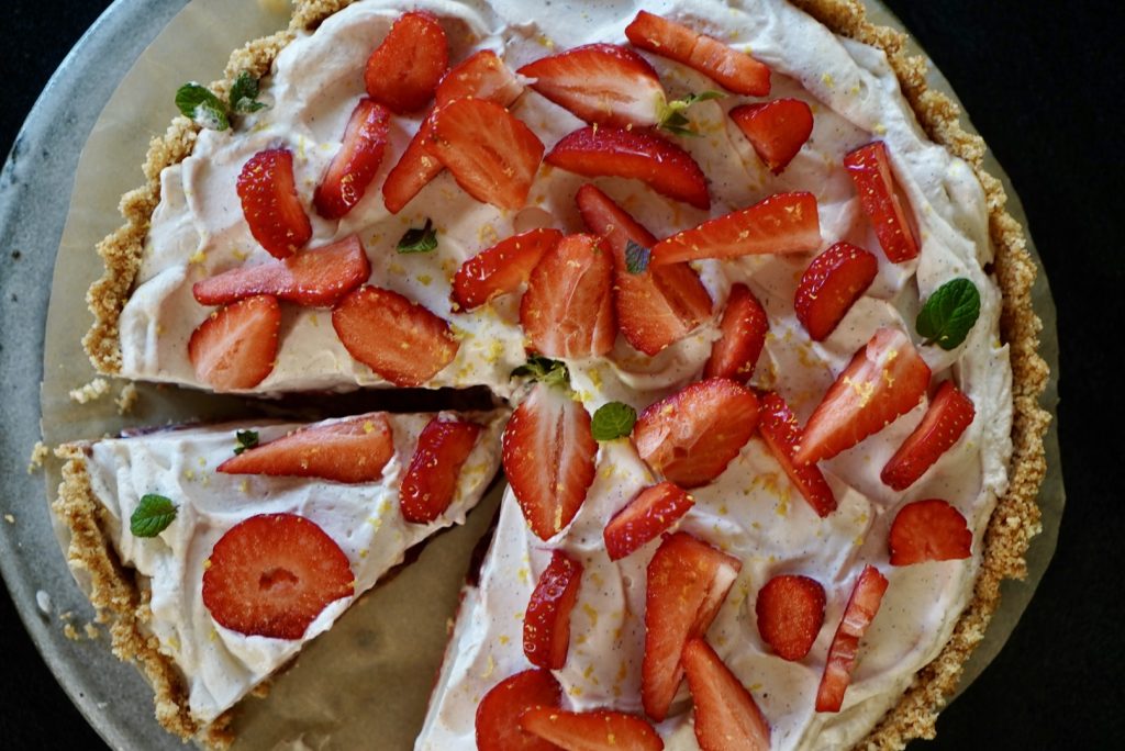 tarte fraises sans cuisson