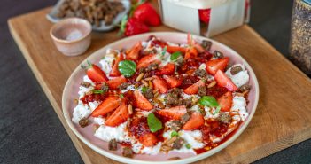 burrata et fraises