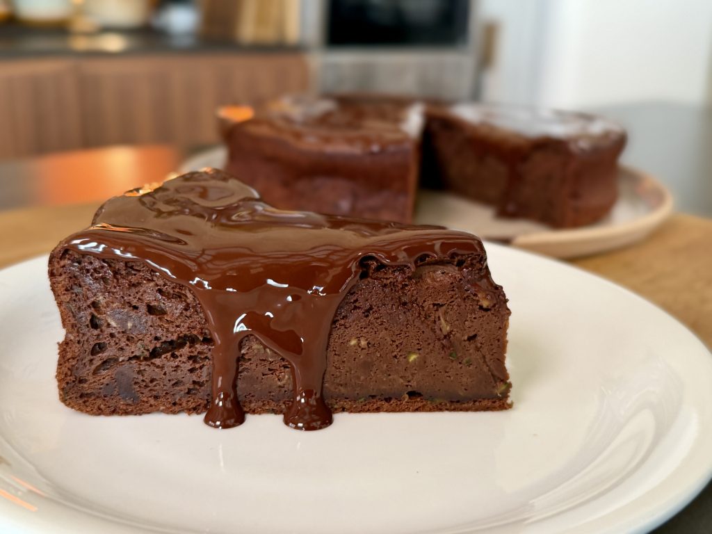 gateau chocolat courgette