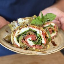 Recette des Rouleaux d’aubergines à l’italienne rouleaux aubergines italienne