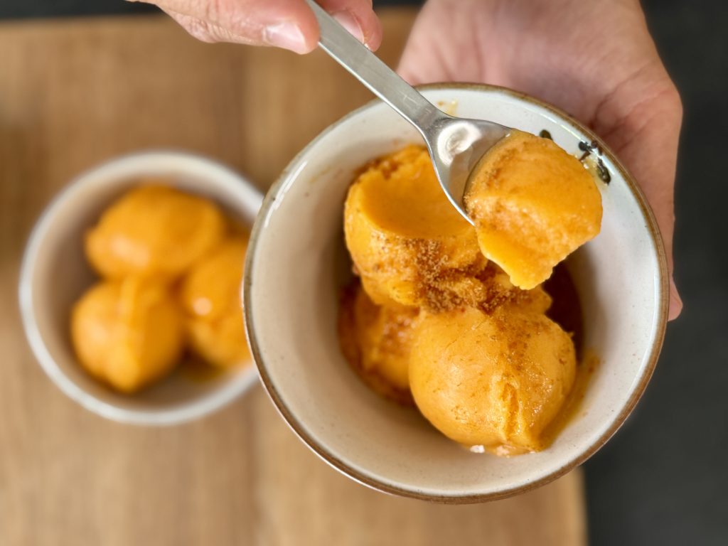 sorbet melon abricot