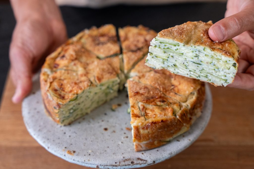 gateau invisible &agrave; la courgette