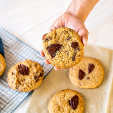 cookies banane chocolat herve cuisine