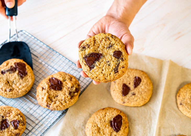 cookies banane chocolat herve cuisine