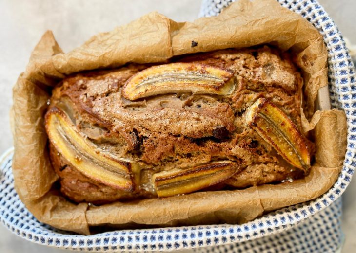banana bread chocolat protéine