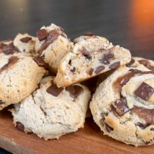 Cookies à la crème de marrons et chocolat, moelleux et sans œufs cookies creme de marron sans oeufs