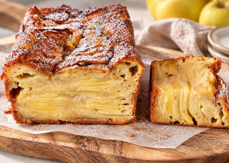 recette gateau invisible aux pommes