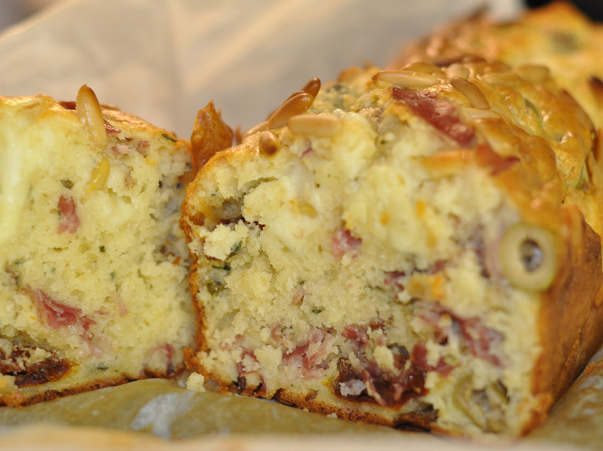 Cake Italien Jambon Olives Câpres