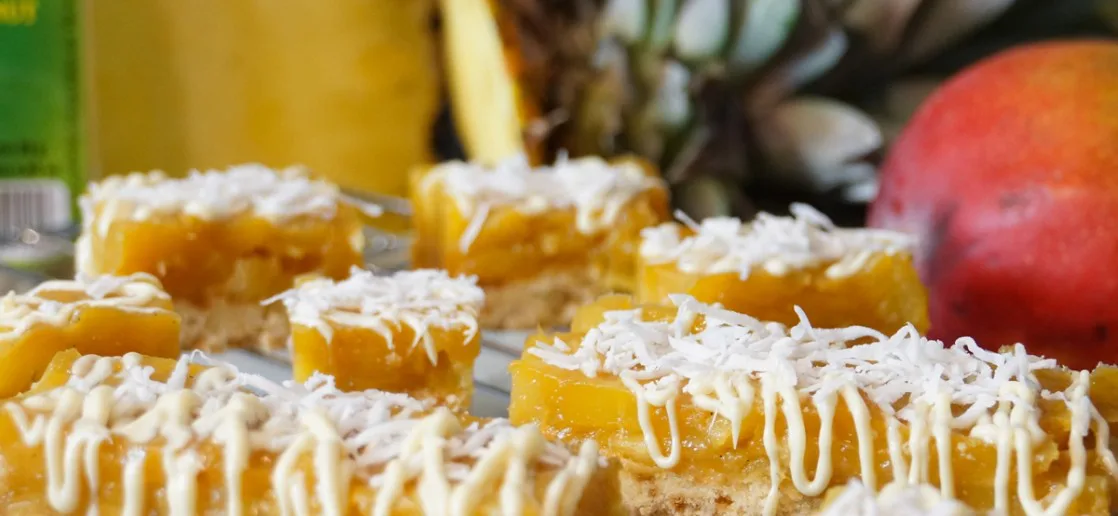 Barres Crunchy Exotiques Noix De Coco Mangue Et Ananas Hervecuisine Com