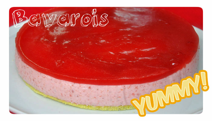bavarois fraises