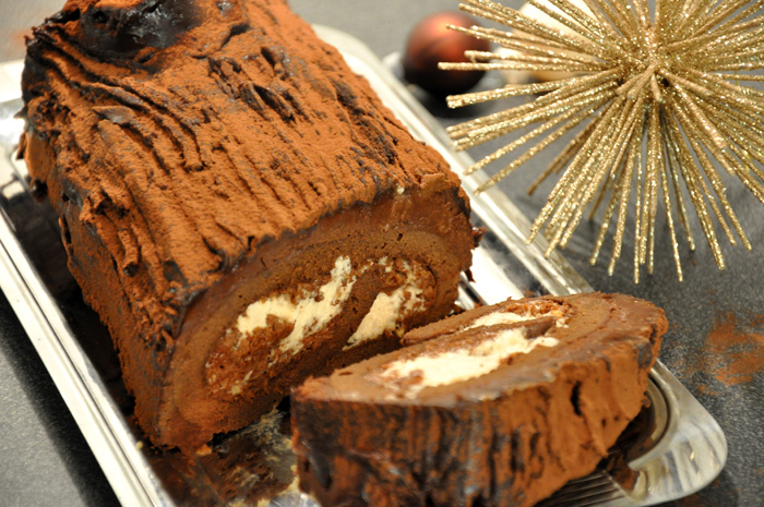 Buche De Noel Marrons Chocolat Praline Hervecuisine Com