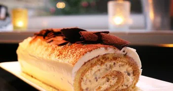 Recette de Bûche tiramisu de Noël buche tiramisu hervé cuisine