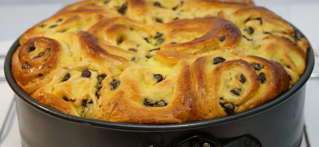 Recette Du Chinois Brioche A La Creme Et Pepites Chocolat