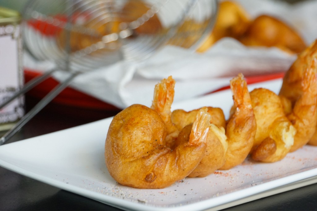 beignets de crevette au curry