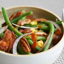 haricots bacon recette cuisine
