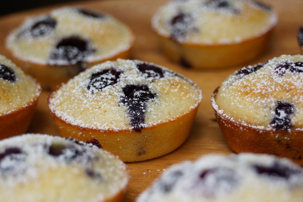 recette des financiers myrtilles