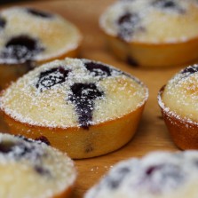 recette des financiers myrtilles