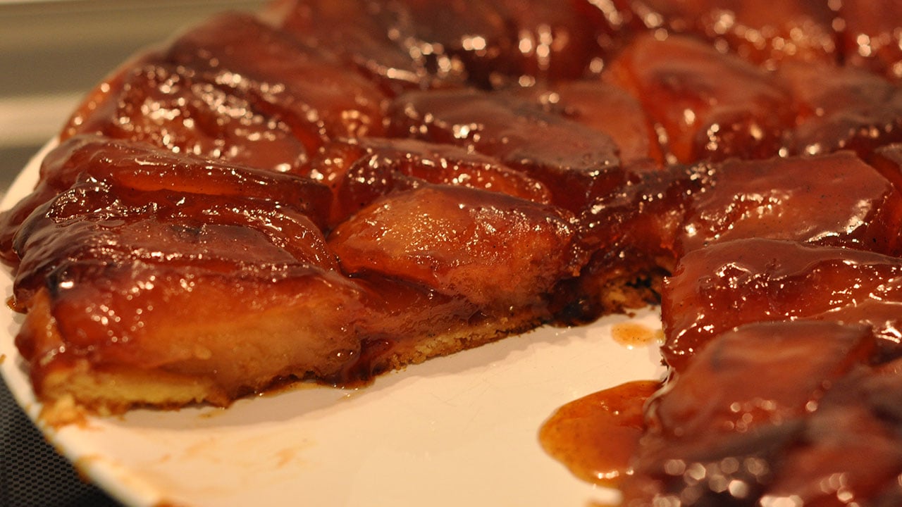 Recette de la tarte tatin aux pommes caramélisées