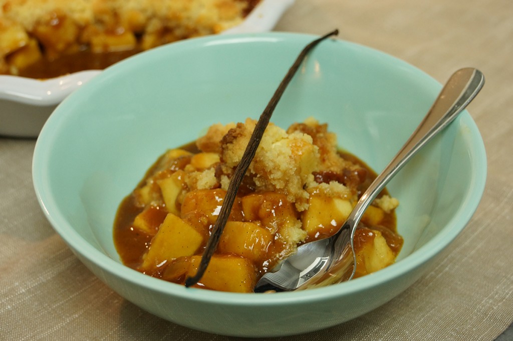 crumble aux pommes herve cuisine