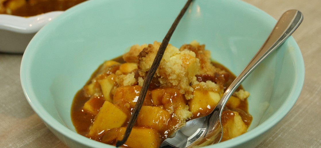 crumble aux pommes herve cuisine